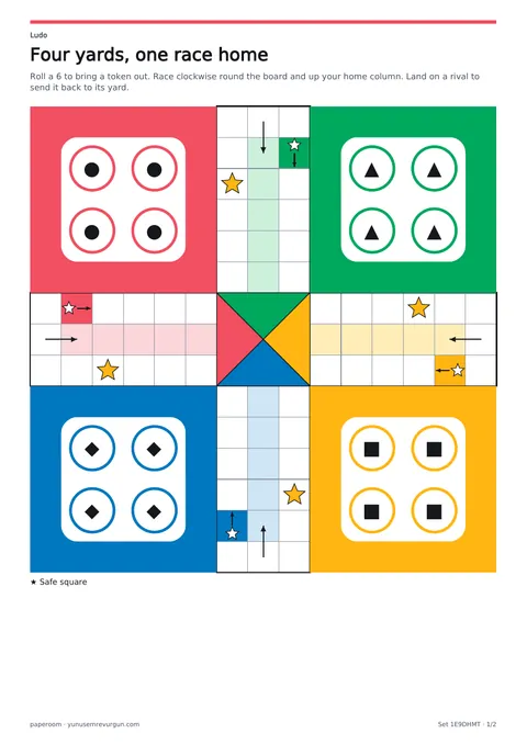 Ludo board